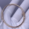 Premium 1:1 Cartier Juste un Clou Bracelet Replica – Custom Solid 18K Rose Gold with Diamonds