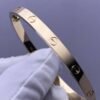 Premium 1:1 Cartier LOVE Bracelet Replica – Custom Solid 18K Yellow Gold Classic Model, Brushed
