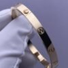 Premium 1:1 Cartier LOVE Bracelet Replica – Custom Solid 18K Yellow Gold Classic Model, Brushed