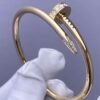 Premium 1:1 Cartier Juste un Clou Bracelet Replica – Custom Solid 18K Yellow Gold with Diamonds