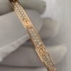 Premium 1:1 Cartier LOVE Bracelet Replica - Custom Solid 18K Rose Gold with Diamonds