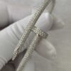Premium 1:1 Cartier Juste un Clou Bracelet Replica – Custom Solid 18K White Gold with Diamonds
