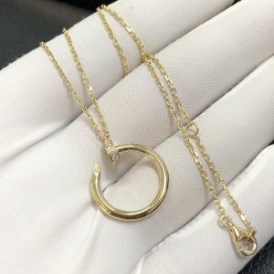 Premium 1:1 Cartier Juste un Clou Pendant, Diamonds Replica – Custom Solid 18K Yellow Gold