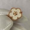 Premium 1:1 Van Cleef & Arpels Lucky Spring Bracelet, 5 Motifs Carnelian, Mother-Of-Pearl, Onyx Replica – Custom Solid 18K Rose Gold