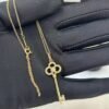 Premium 1:1 Tiffany Keys Crown Key with Diamonds, 1.5" Replica – Custom Solid 18K Yellow Gold