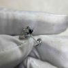 Premium 1:1 Cartier Panthère de Cheetah Earrings,Onyx,Paved with Diamonds Replica – Custom Solid 18k White Gold
