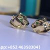 Premium 1:1 Cartier Panthère De Cartier Stud Earrings Replica – Custom Solid 18K Yellow Gold