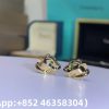Premium 1:1 Cartier Panthère De Cartier Stud Earrings Replica – Custom Solid 18K Yellow Gold