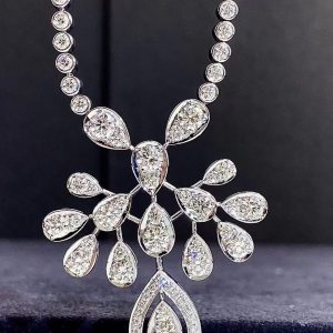 Custom Chaumet Pendentif Joséphine Aigrette Impériale necklace