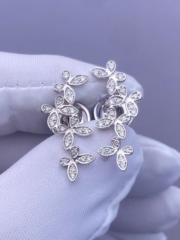Custom GRAFF Small Butterfly Diamond Earrings