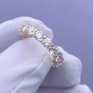Tiffany Forever Band Ring with a Half-circle of Diamonds