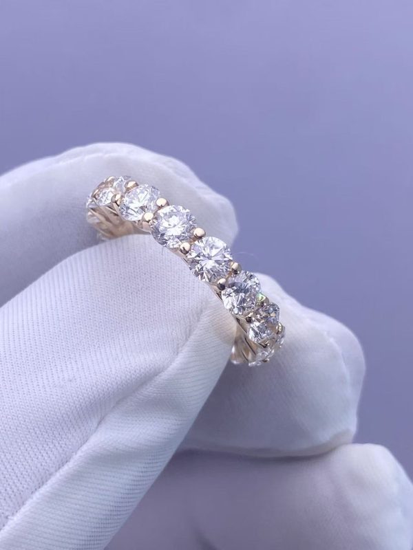 Tiffany Forever Band Ring with a Half-circle of Diamonds