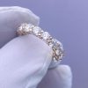 Tiffany Forever Band Ring with a Half-circle of Diamonds