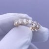 Tiffany Forever Band Ring with a Half-circle of Diamonds