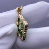 Buccellati OPERA TULLE ENAMEL Gold and Green Enamel Pendant