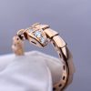 custom Bvlgari Serpenti Viper Single-Spiral Ring