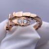 custom Bvlgari Serpenti Viper Single-Spiral Ring