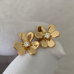 Custom Van Cleef & Arpels Frivole Earrings