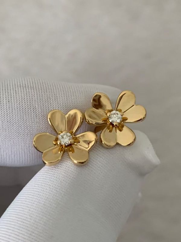 Custom Van Cleef & Arpels Frivole Earrings