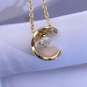Custom Chanle Coco Necklace Quilted Motif