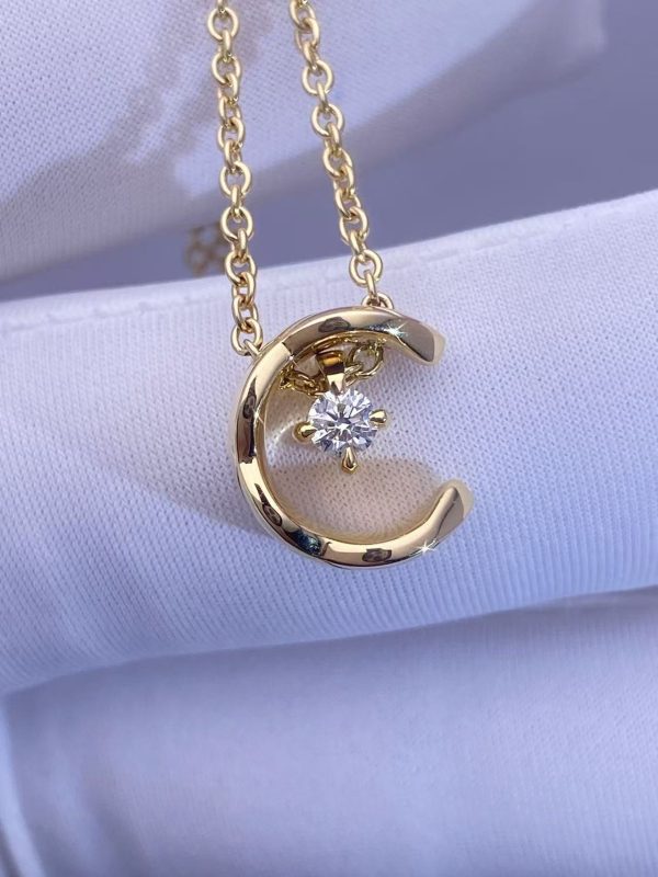 Custom Chanle Coco Necklace Quilted Motif