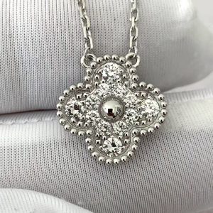 Custom Van Cleef & Arpels Sweet Alhambra Pendant