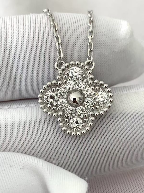 Custom Van Cleef & Arpels Sweet Alhambra Pendant