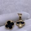 Custom Van Cleef & Arpels Vintage Alhambra Earrings