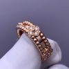 Custom Van Cleef & Arpels Perlée Sweet Clovers Ring