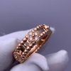 Custom Van Cleef & Arpels Perlée Sweet Clovers Ring