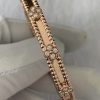 Custom Van Cleef & Arpels Perlée Sweet Clovers Bracelet