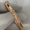 Custom Van Cleef & Arpels Perlée Sweet Clovers Bracelet