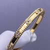 Custom Van Cleef & Arpels Perlée Sweet Clovers Bracelet