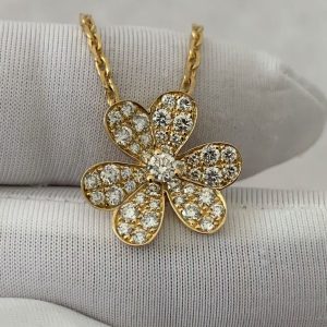 Custom Van Cleef & Arpels Frivole Pendant