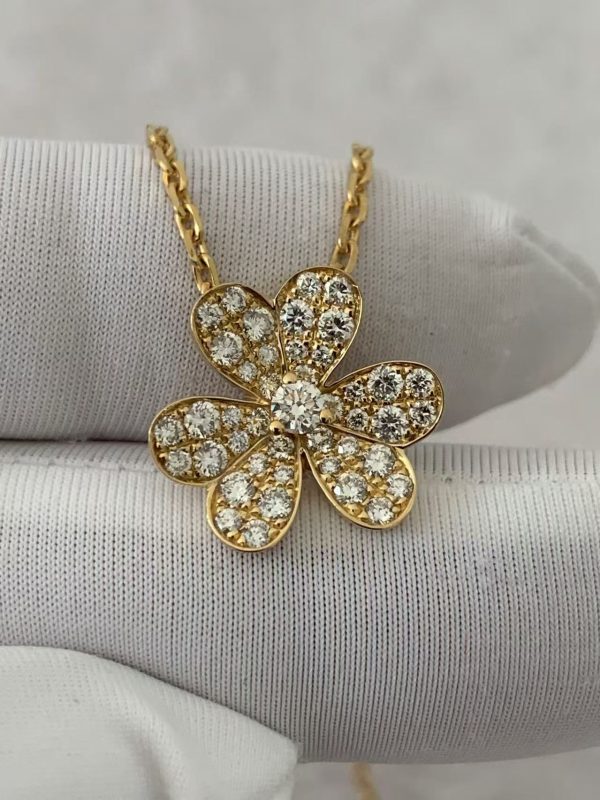 Custom Van Cleef & Arpels Frivole Pendant