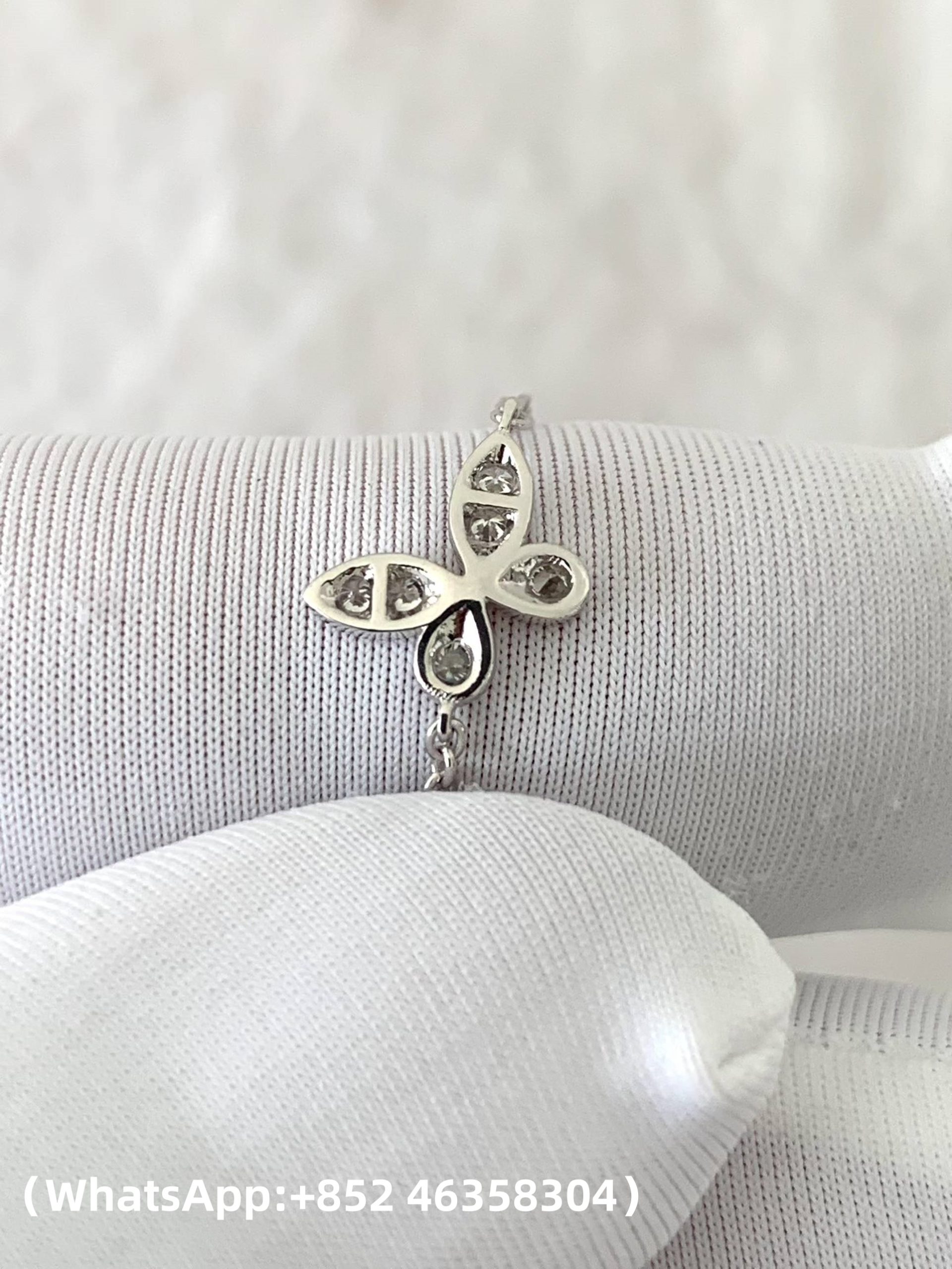 Custom GRAFF Multi Butterfly Silhouette Diamond Pendant