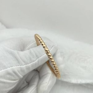 Custom Van Cleef & Arpels Perlée Pearls of Gold Bracelet