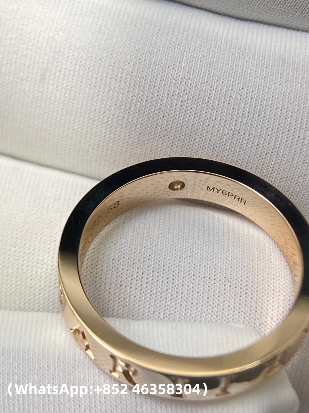 Custom Solid 18k Gold Bulgari B.zero1 Essential Band Ring Set with a Diamond