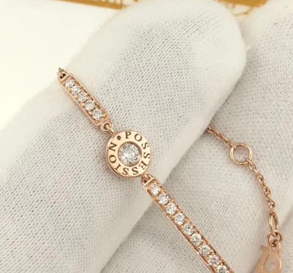 Custom Piaget Possession Bracelet with 24 White Diamonds