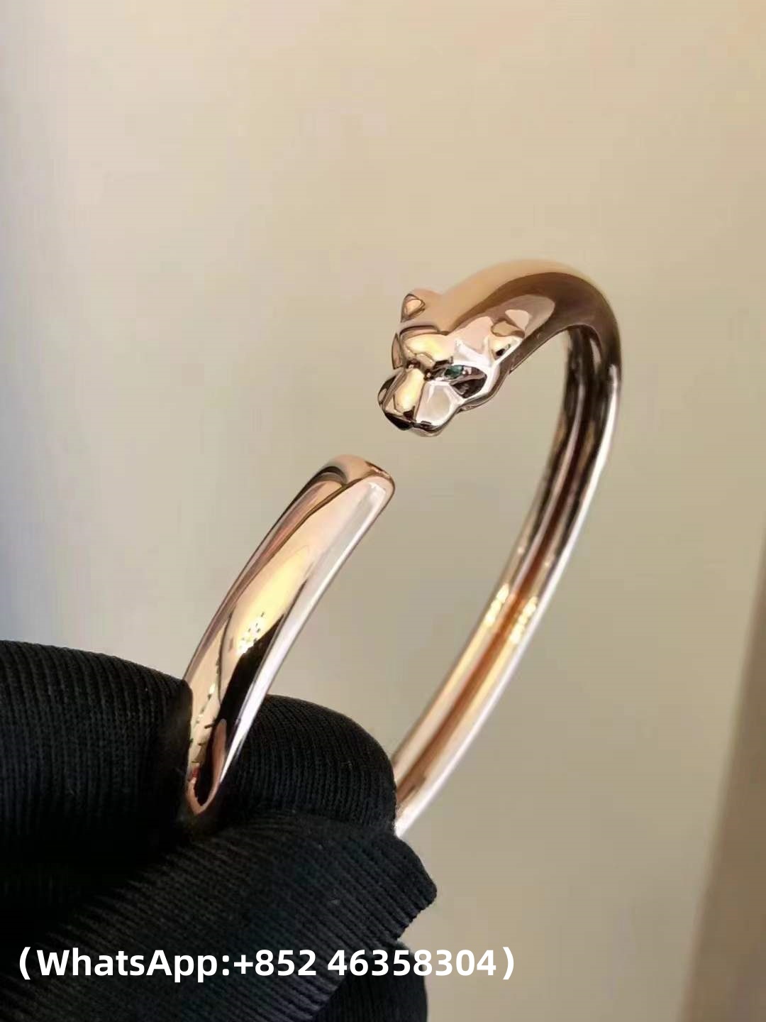 Custom Solid 18k Gold Cartier Jewelry Panthère de Cartier