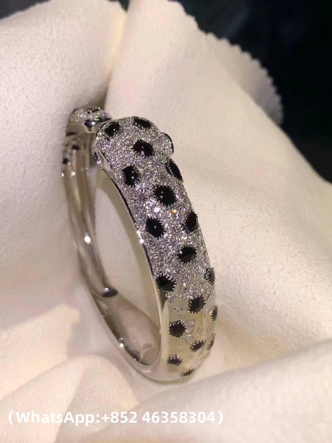 Custom Solid 18k Gold Cartier Panthère de Cartier Bracelet