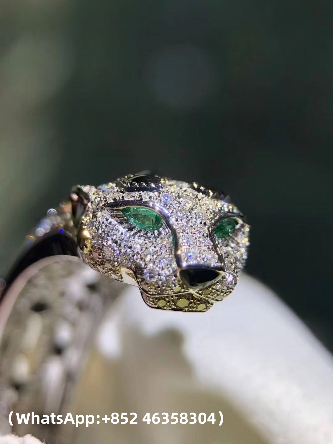 Custom Solid 18k Gold Cartier Panthère de Cartier Bracelet