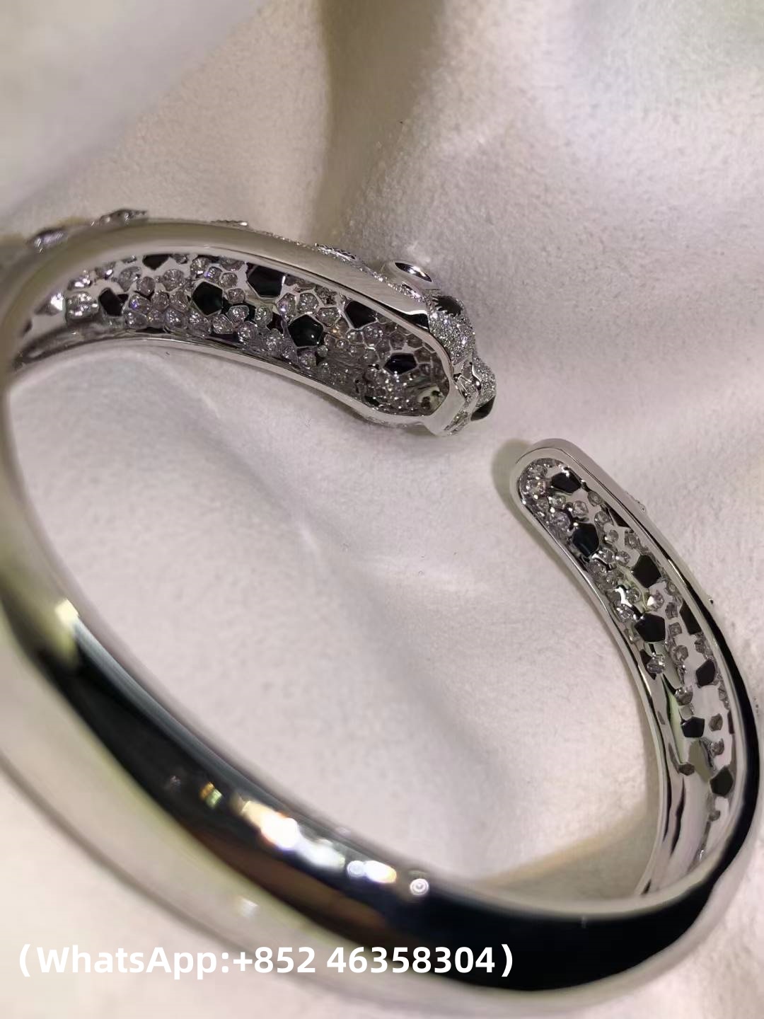 Custom Solid 18k Gold Cartier Panthère de Cartier Bracelet