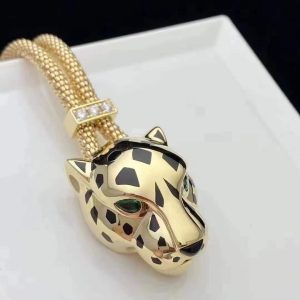 Custom Cartier Panthère de Cartier Necklace Paved