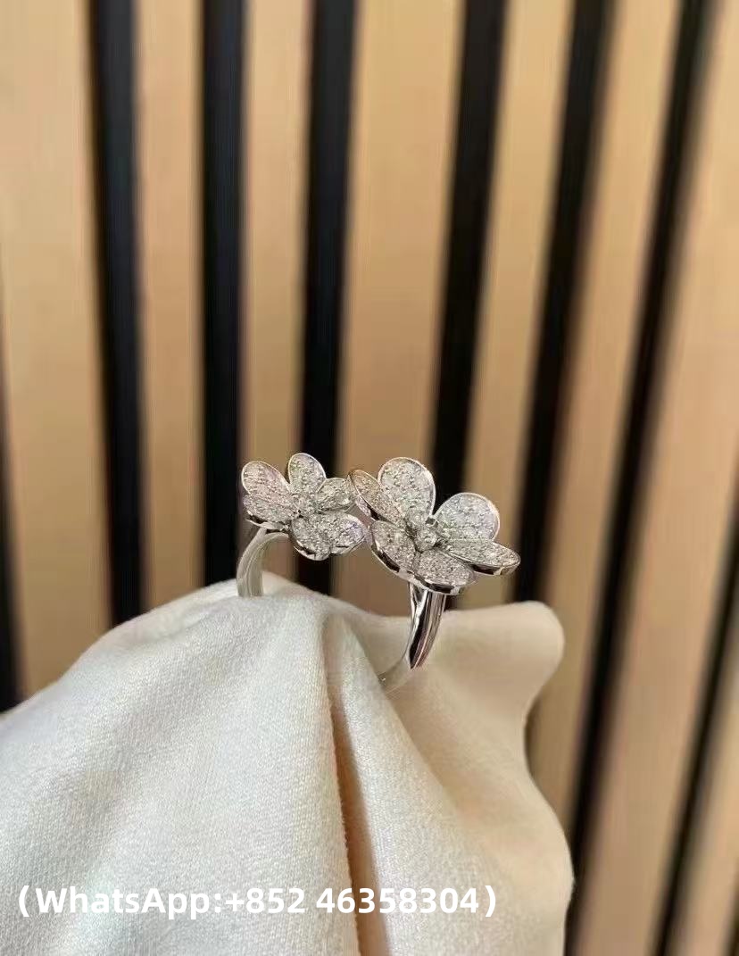 Custom Van Cleef & Arpels Frivole Between the Finger Ring