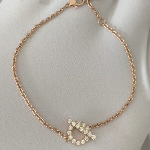 Custom Solid 18k Gold Hermes jewelry Finesse Bracelet