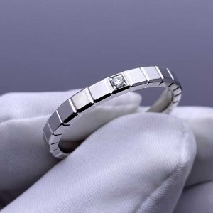 Custom 18k gold jewelry Chopard Ice Cube Ring Diamond