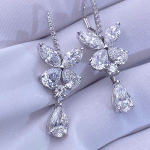 Custom GRAFF Butterfly Diamond Earrings