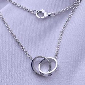 Custom Solid 18k Gold Cartier Jewelry LOVE Pendant