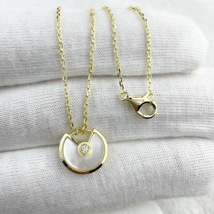 custom 18k gold Cartier Amulette de Cartier Necklace Small Model